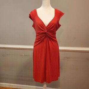 Coral Midi Dress